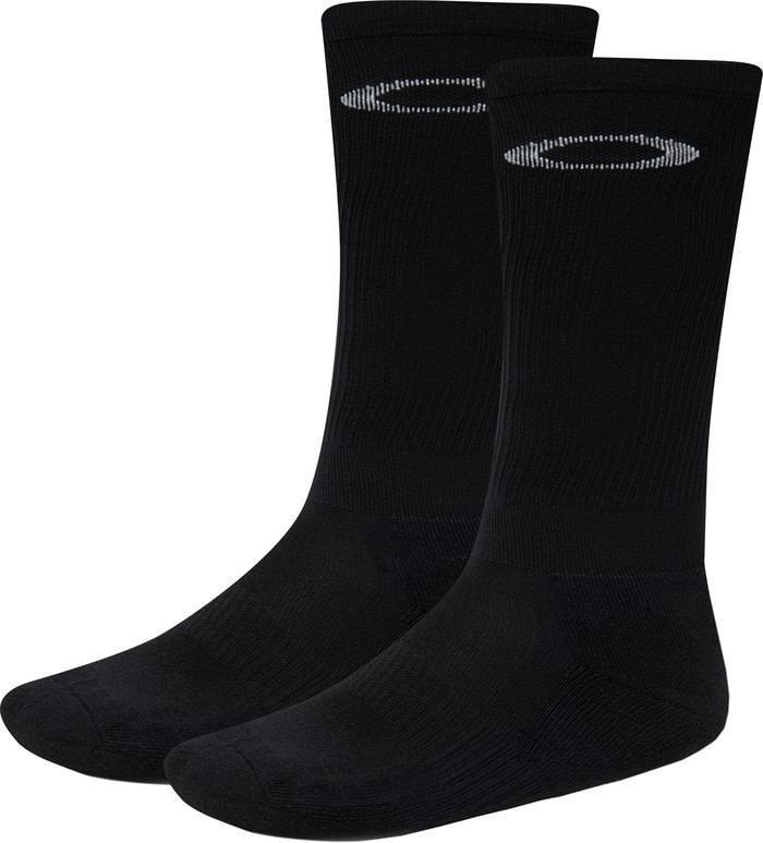 Cycling Socks Oakley Long Socks 3.0 Blackout M Cycling Socks