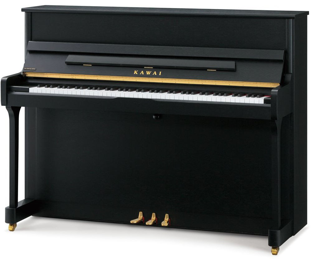 Akoestische piano, staande piano Kawai E-2 Ebony Satin