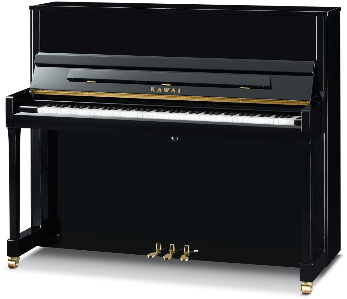 Akoestische piano, staande piano Kawai K-300 Ebony Polish