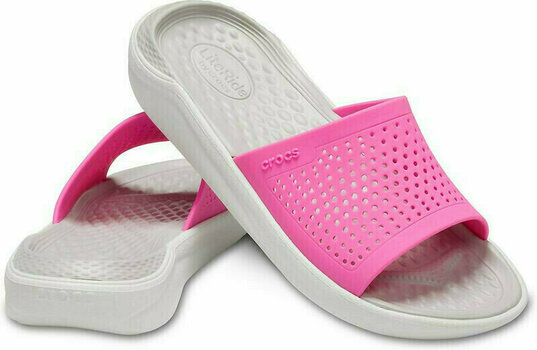 Унисекс обувки Crocs LiteRide Slide Electric Pink/Almost White 41-42 - 1