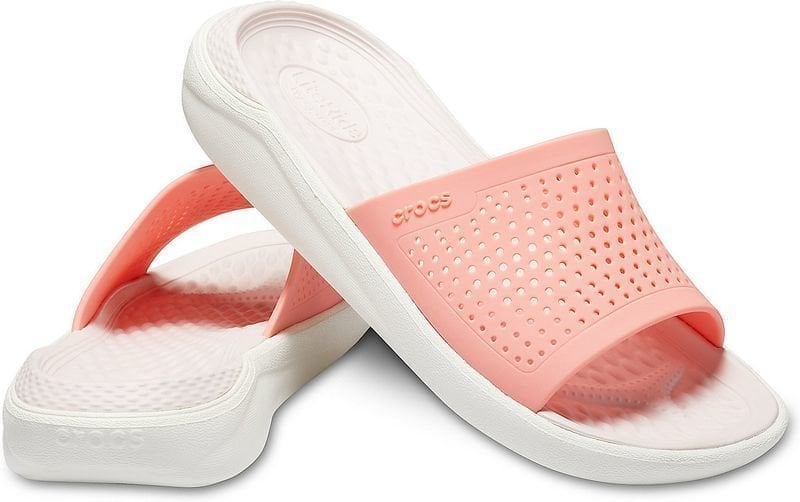 Jachtařská obuv Crocs LiteRide Slide Melon/White 38-39