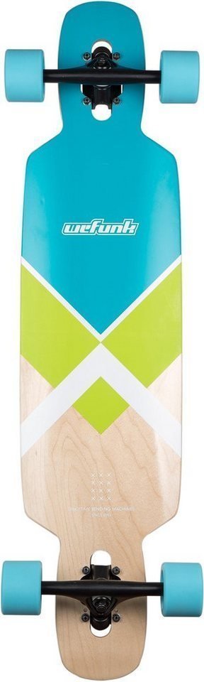 Longboard Wefunk Crossed Twintip Turquoise/Green Longboard