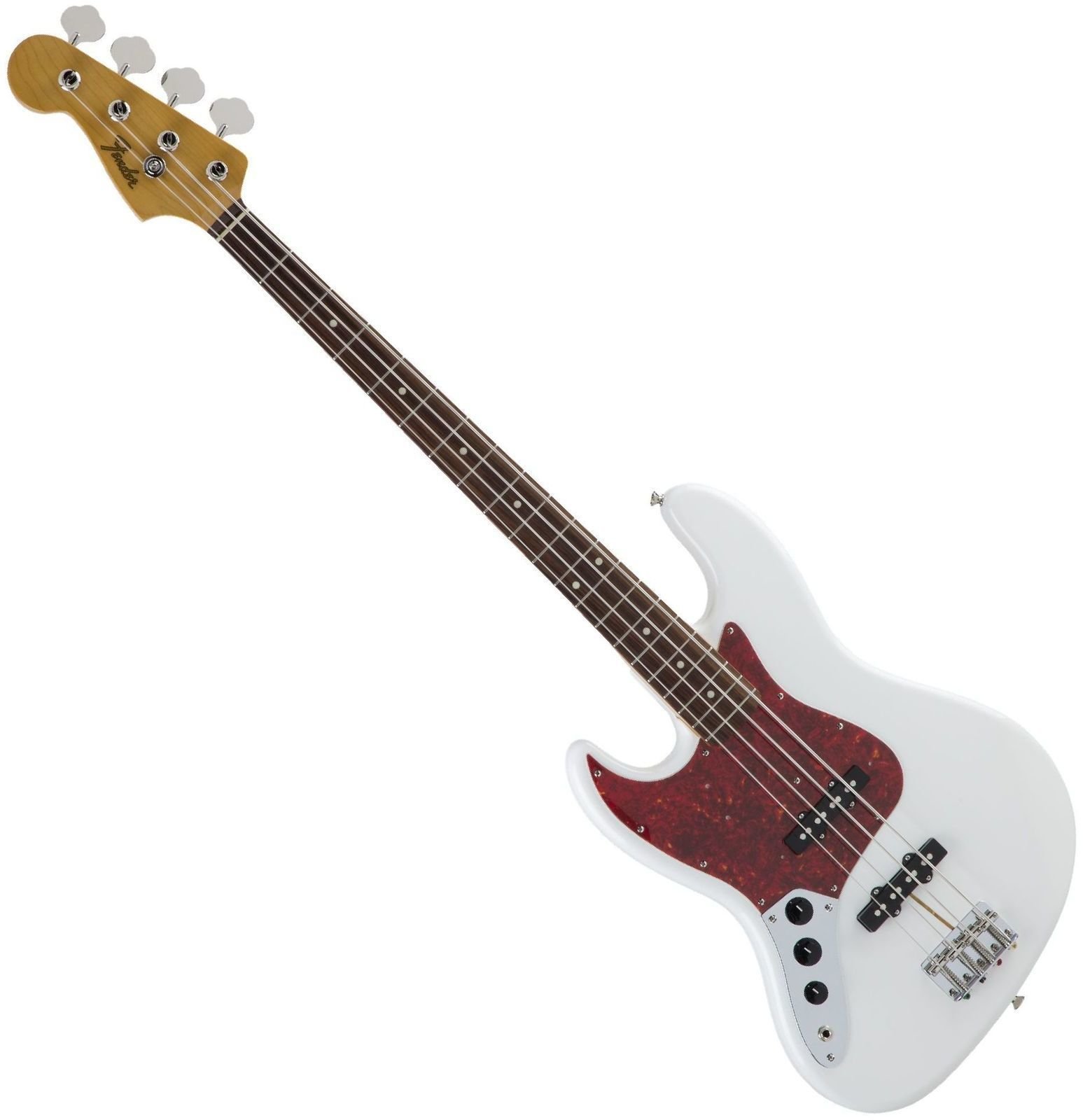 Elektrische basgitaar Fender MIJ Traditional '60s Jazz Bass RW LH Arctic White