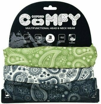 Motorcycle Neck Warmer Oxford Comfy Paisley 3-Pack - 1