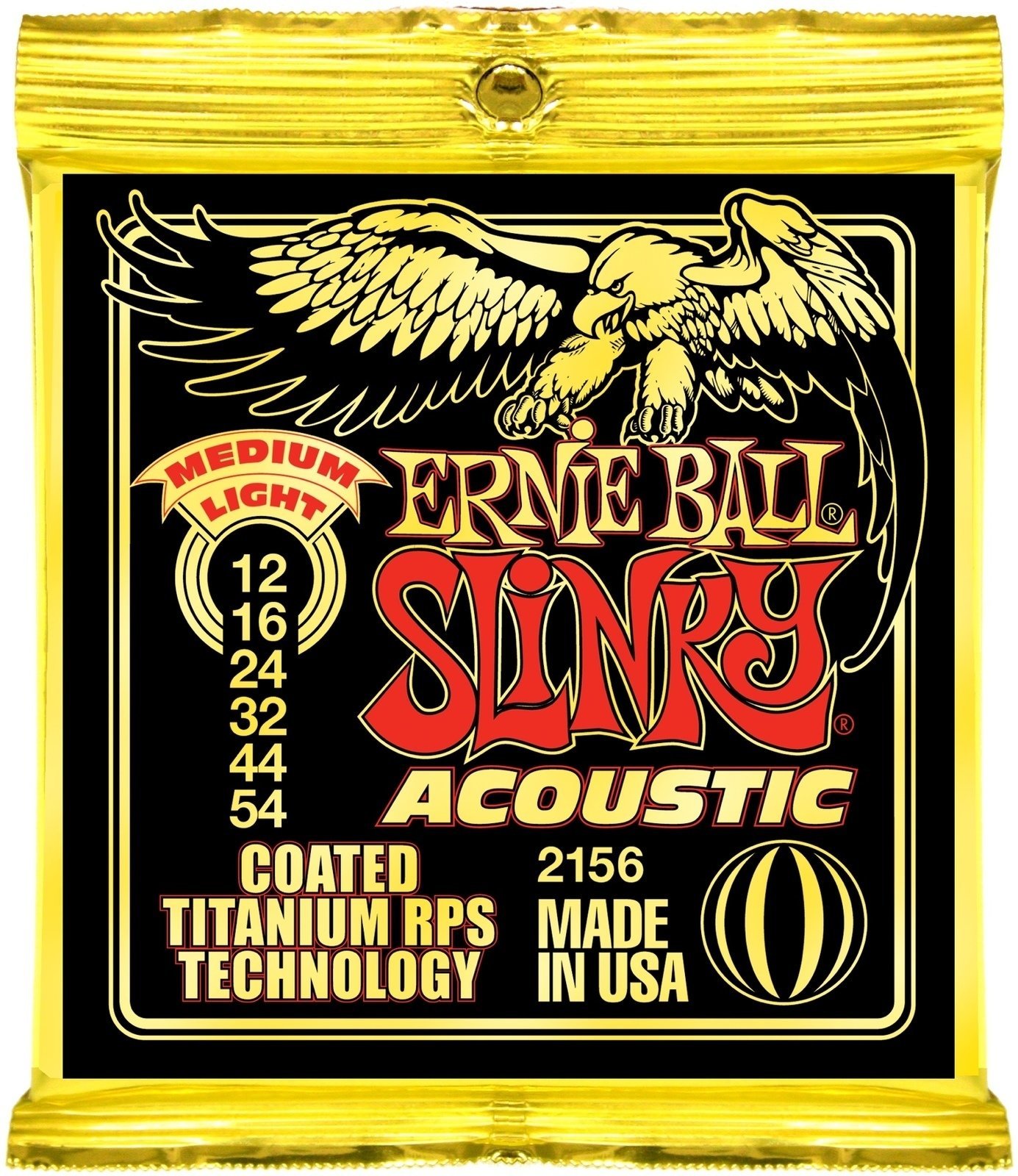 Струни за акустична китара Ernie Ball 2156 Coated Slinky Medium Light Acoustic