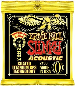Struny do gitary akustycznej Ernie Ball 2156 Coated Slinky Medium Light Acoustic - 1
