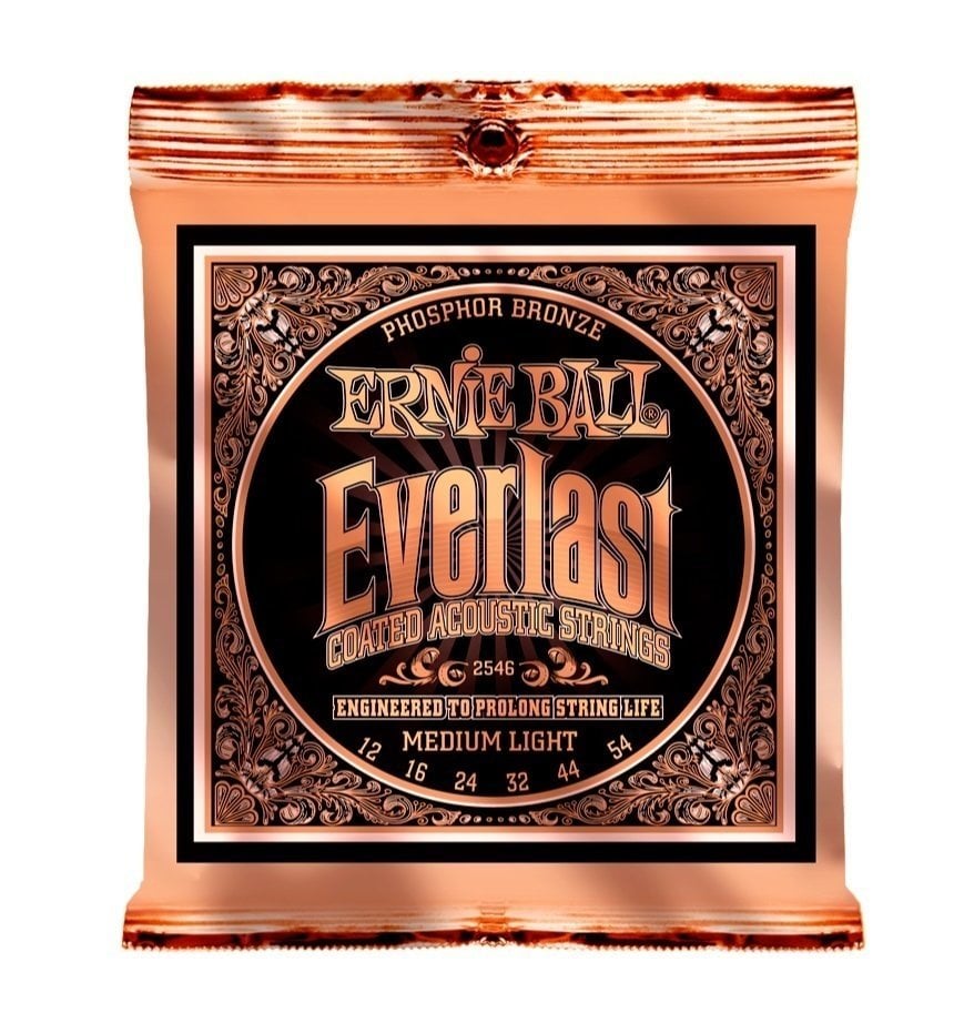 Cordes de guitares acoustiques Ernie Ball 2546 Everlast