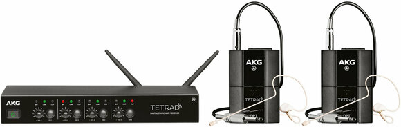 Système sans fil avec micro serre-tête AKG DMS Tetrad Performer Set (EU) - 1