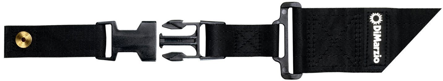 Textile guitar strap DiMarzio 2'' Nylon ClipLock Extra Short Black