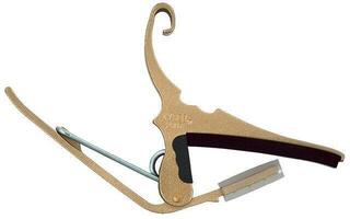 Capodaster voor gitaar met metalen snaren Kyser KG6GA Quick-Change Gold Capodaster voor gitaar met metalen snaren