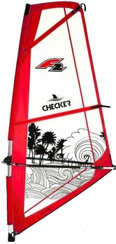 Velas de paddleboard F2 Velas de paddleboard Checker 4,0 m² Red - 1