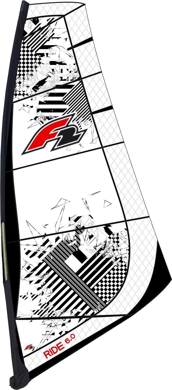 Voiles pour paddle board F2 Voiles pour paddle board Ride 6,0 m² Noir