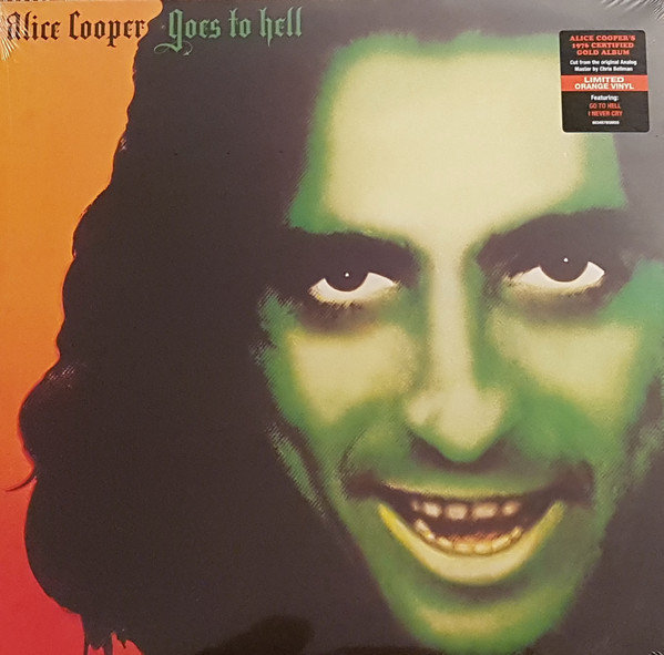 Vinyl Record Alice Cooper - Alice Cooper Goes To Hell (Orange Vinyl) (LP)