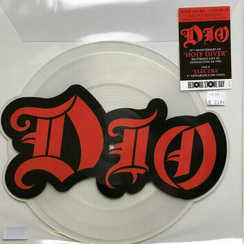 Disco de vinilo Dio - RSD - Holy Diver Live B/W Electra (Die Cut Logo) (LP) - 1