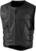 Motorcycle Vest ICON Regulator D3O Stripped Leather Black L-XL Motorcycle Vest
