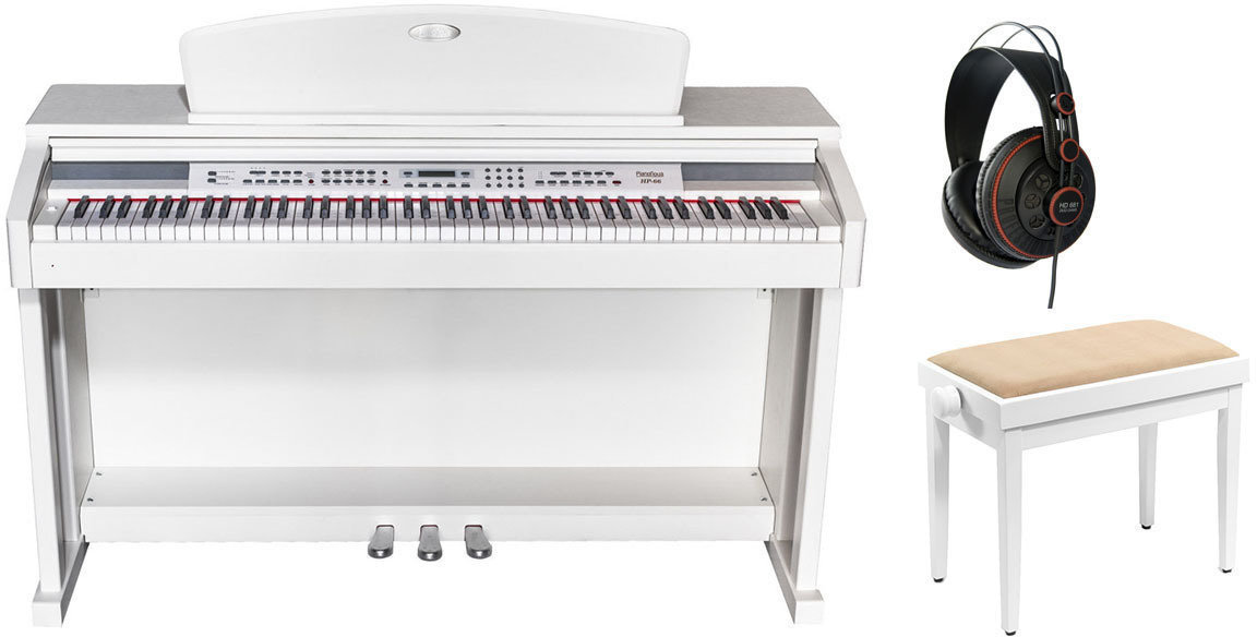 Digitální piano Pianonova HP-66-WH SET