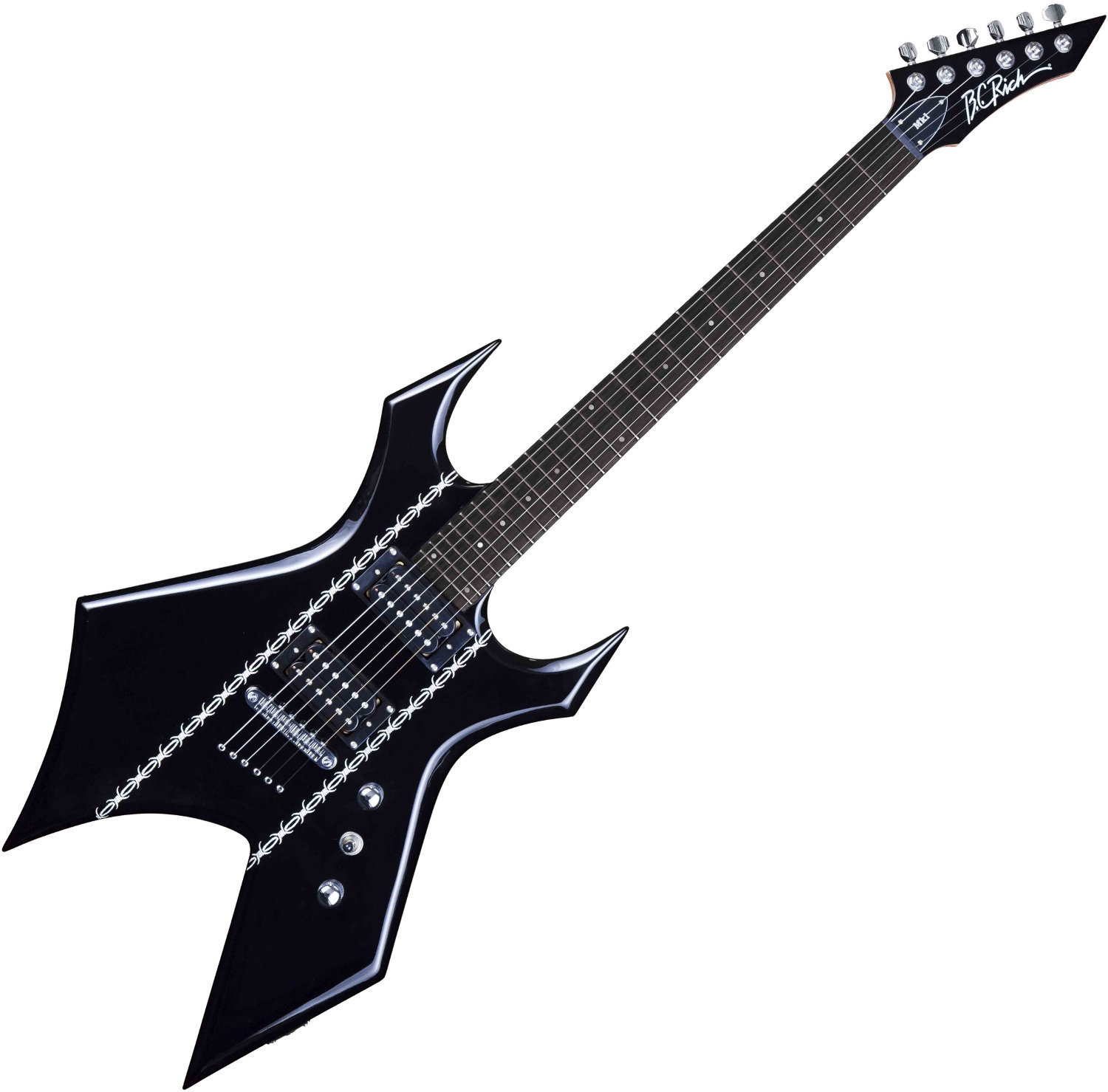 Elektrische gitaar BC RICH MK1 Warlock Barbed Wire Black