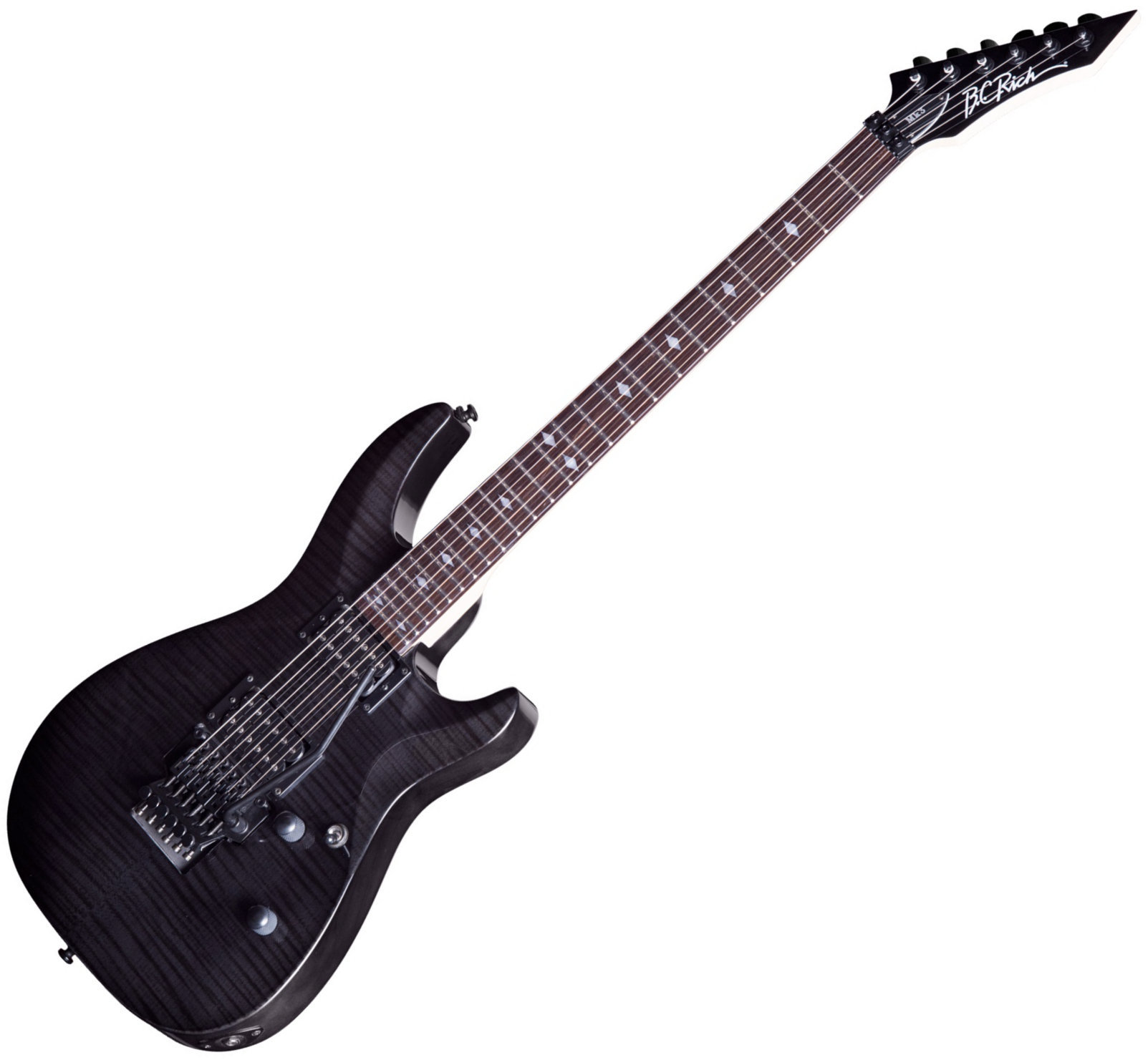 Guitare électrique BC RICH MK3 Villain Transparent Black