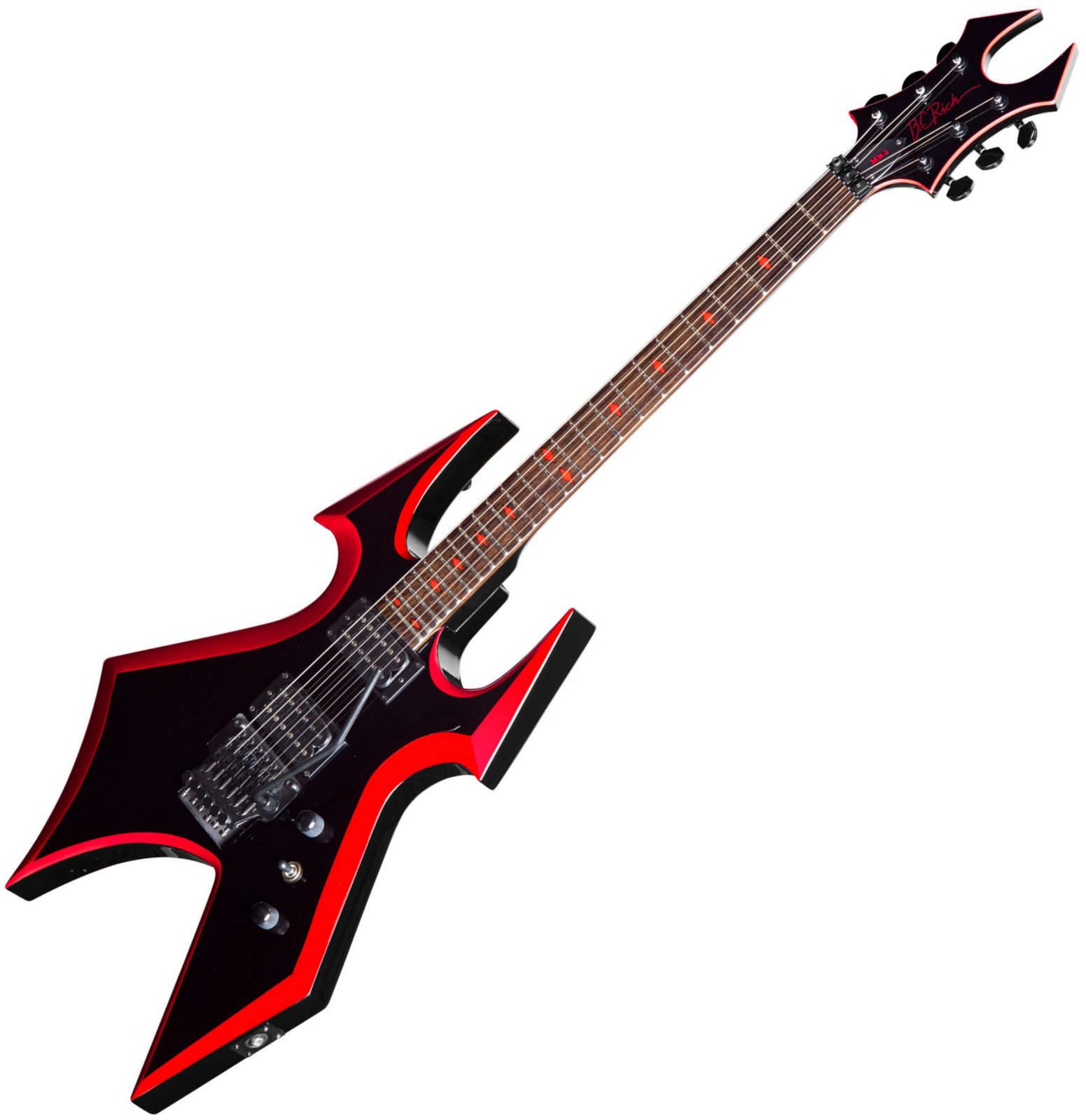 Electric guitar BC RICH MK3 Warbeast Black Devil