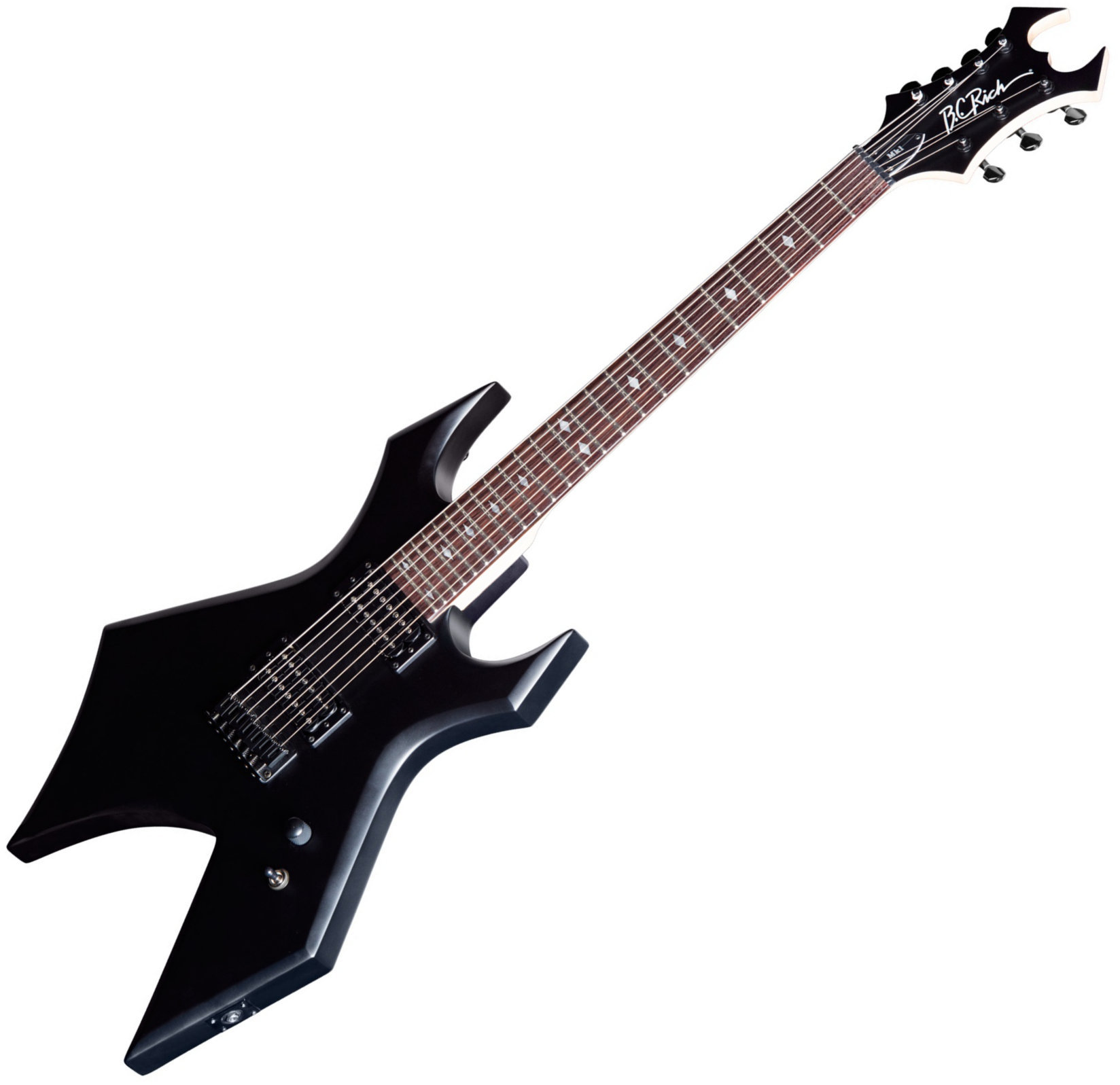 7-strenget elektrisk guitar BC RICH MK1 Warlock 7 Shadow Black