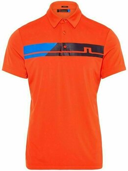 Chemise polo J.Lindeberg Clark Reg Fit Tx Jersey Tomato Red M - 1