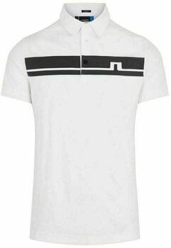 Camiseta polo J.Lindeberg Clark Slim Fit Tx Jersey Mens Polo Shirt White M - 1
