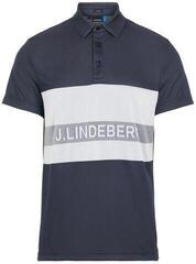 J.Lindeberg Theo Slim Fit Tx Jaquard Mens Polo Shirt JL Navy M J.Lindeberg Theo Slim Fit Tx Jaquard Mens Polo Shirt JL Navy M