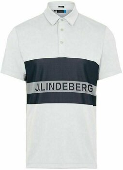 Polo-Shirt J.Lindeberg Theo Slim Fit Tx Jaquard Stone Grey 2XL - 1