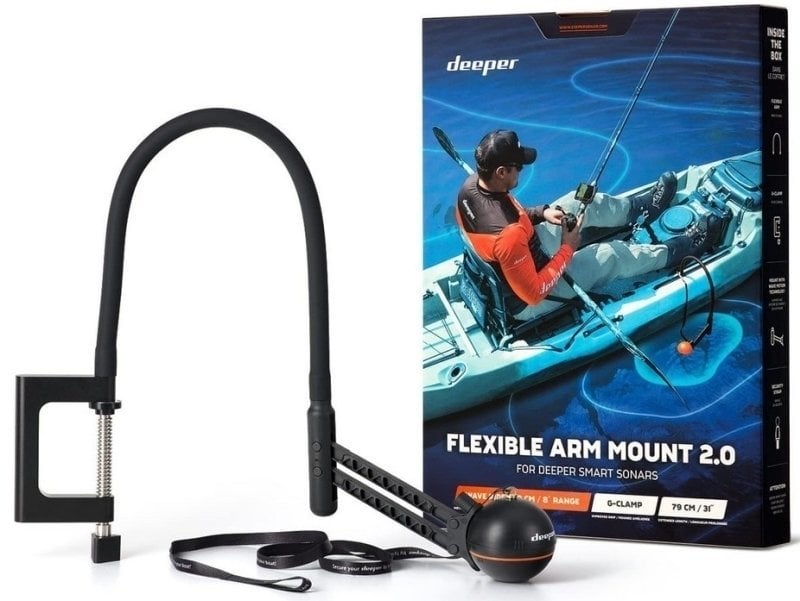 Localizador de peixes Deeper Flexible Arm Mount 2.0