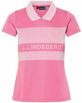 Риза за поло J.Lindeberg Corinna Tx Jaquard Pop Pink S - 1