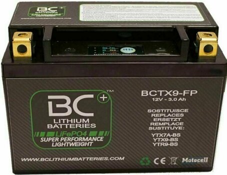 Motorcycle Battery BC Battery BCTX9-FP Lithium - 1
