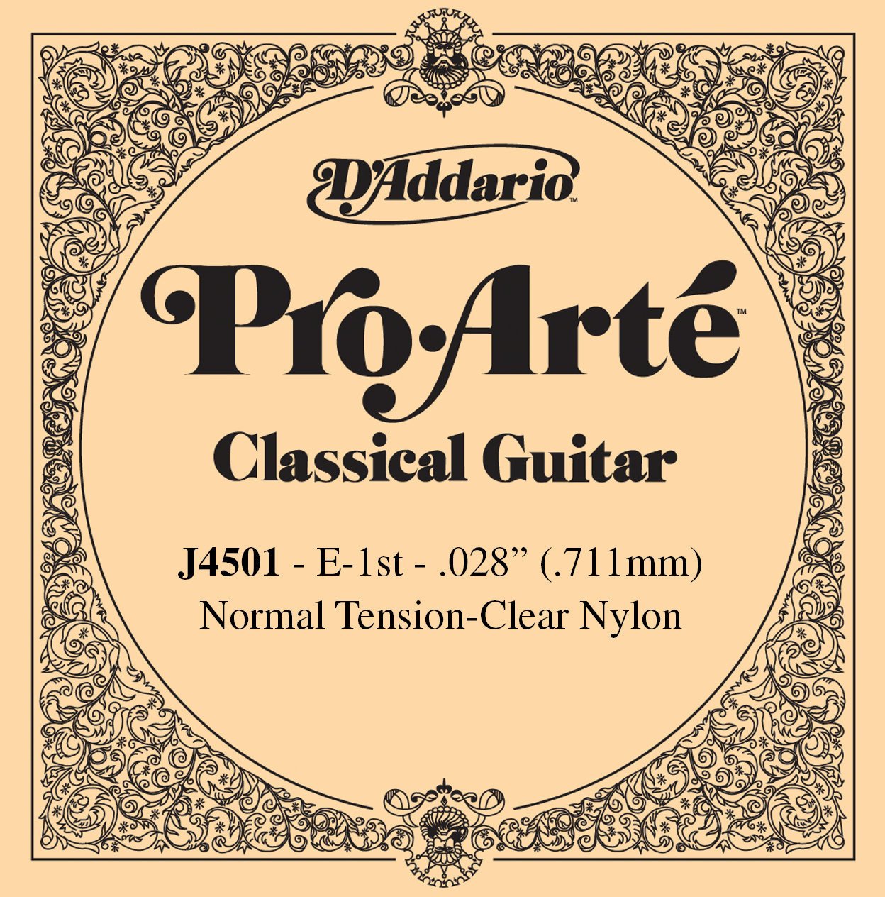 Különálló klasszikus gitárhúr D'Addario J 4501 Különálló klasszikus gitárhúr