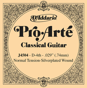 Samostatná struna pro kytaru D'Addario J 4504 Samostatná struna pro kytaru - 1