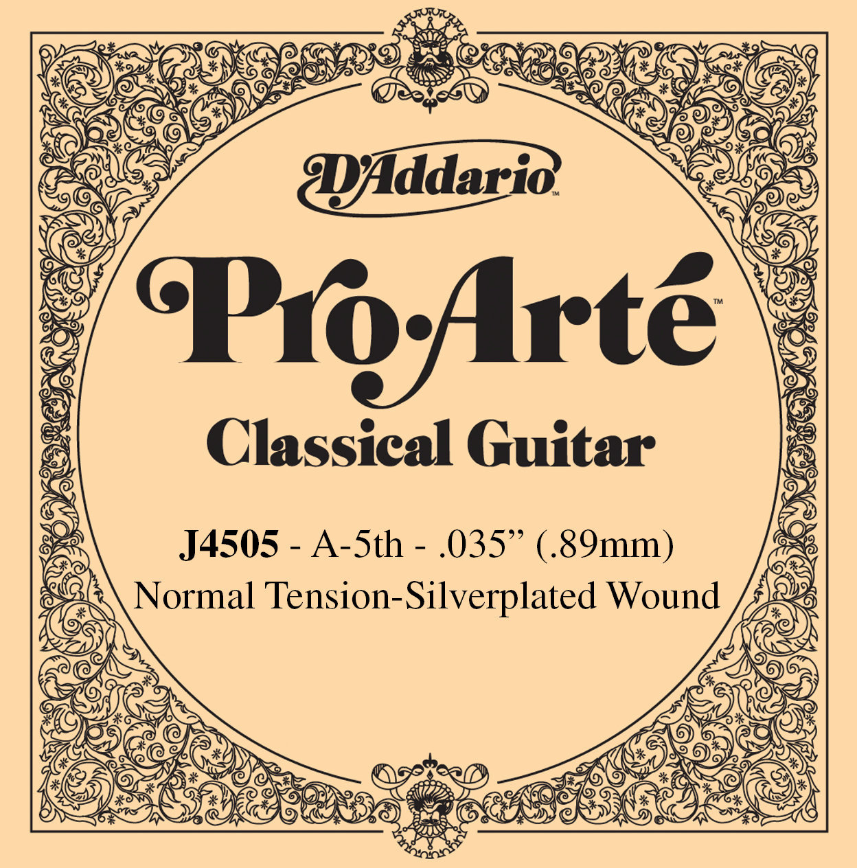 Enkel gitarrsträng D'Addario J 4505 Enkel gitarrsträng