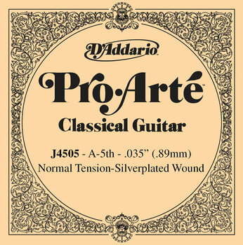 Samostatná struna pro kytaru D'Addario J 4505 Samostatná struna pro kytaru - 1