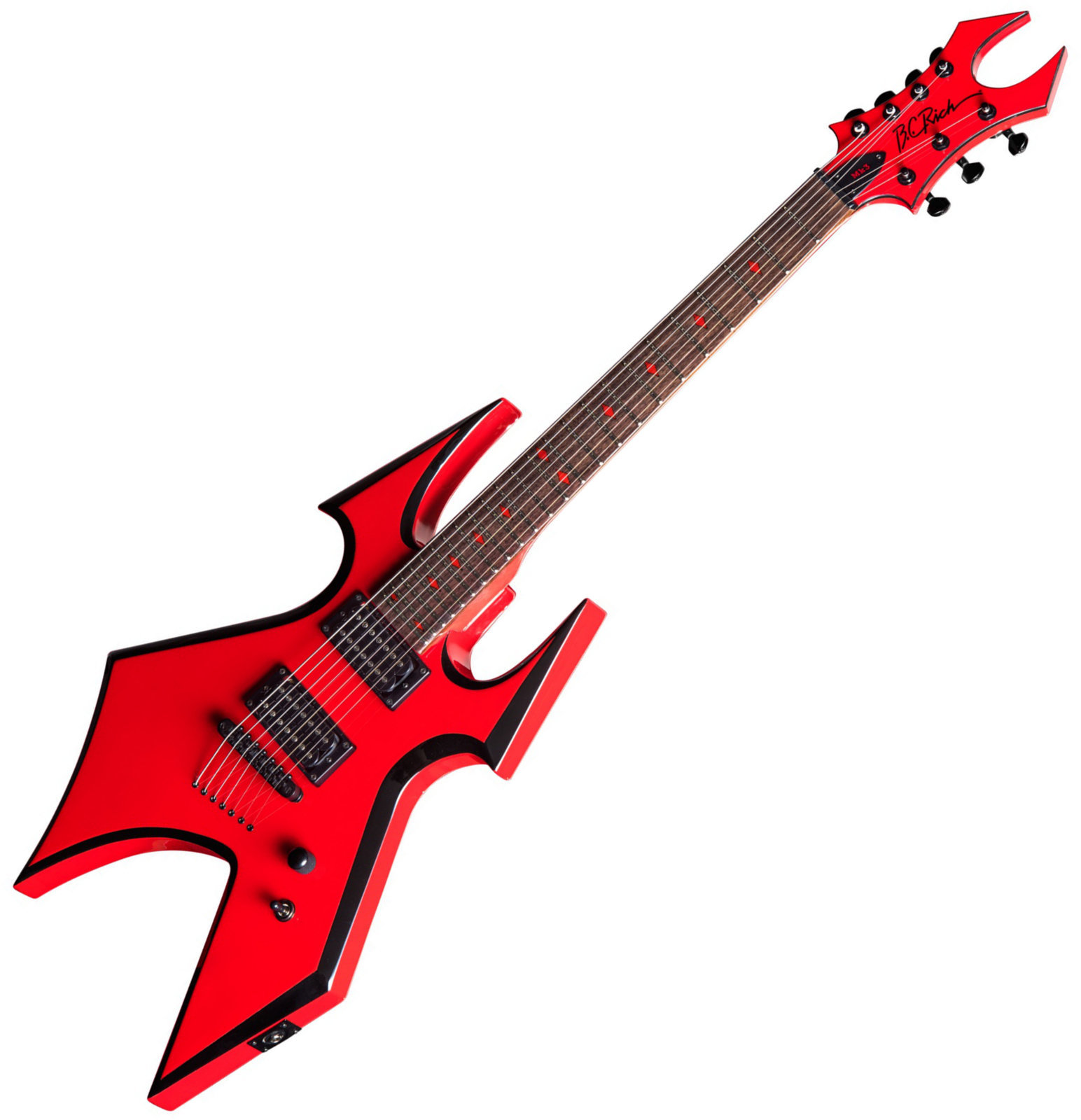 7-string Electric Guitar BC RICH MK3 Warbeast 7 Red Devil