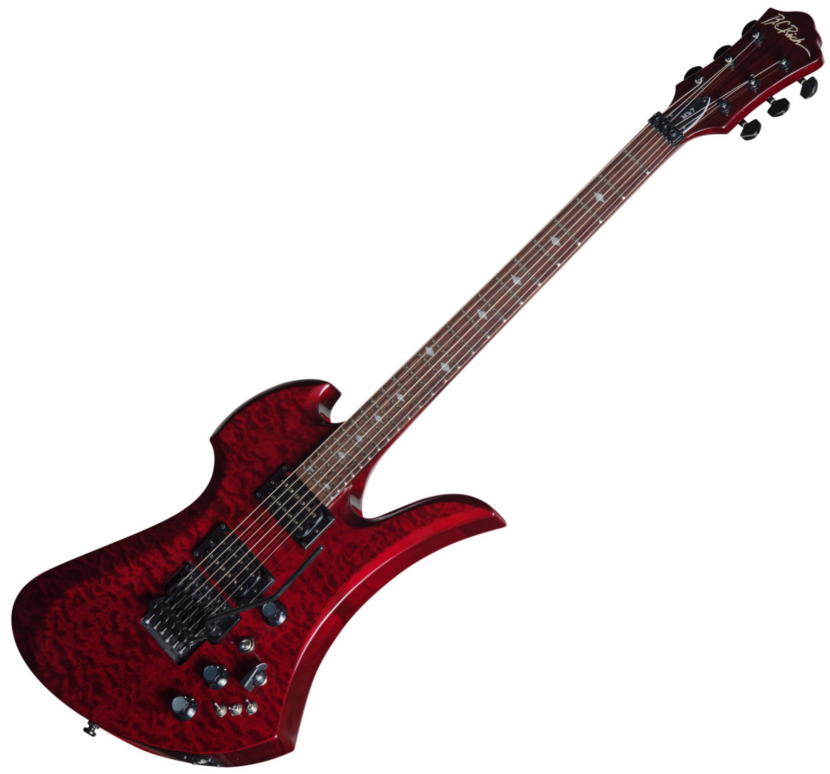 Elektrische gitaar BC RICH MK7 Mockingbird Transparent Black Cherry