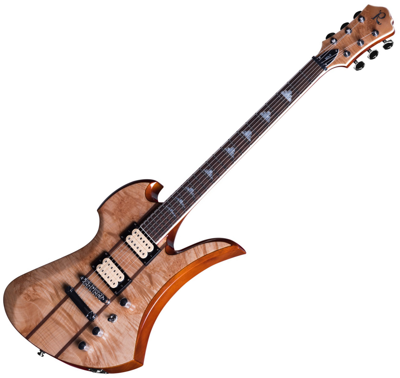 Elektrische gitaar BC RICH MK9 Mockingbird Maple Burl w/case