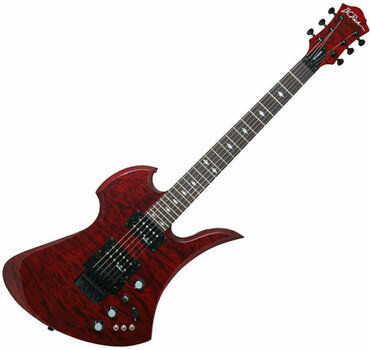 Guitarra eléctrica BC RICH MK11D Mockingbird Transparent Black Cherry w/case - 1