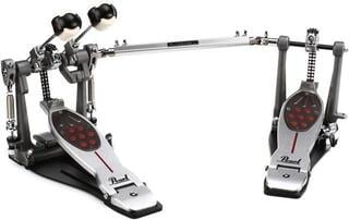 Dvojitý pedál pre basový bubon Pearl P-2052CL Eliminator Redline Chain Lefty Dvojitý pedál pre basový bubon