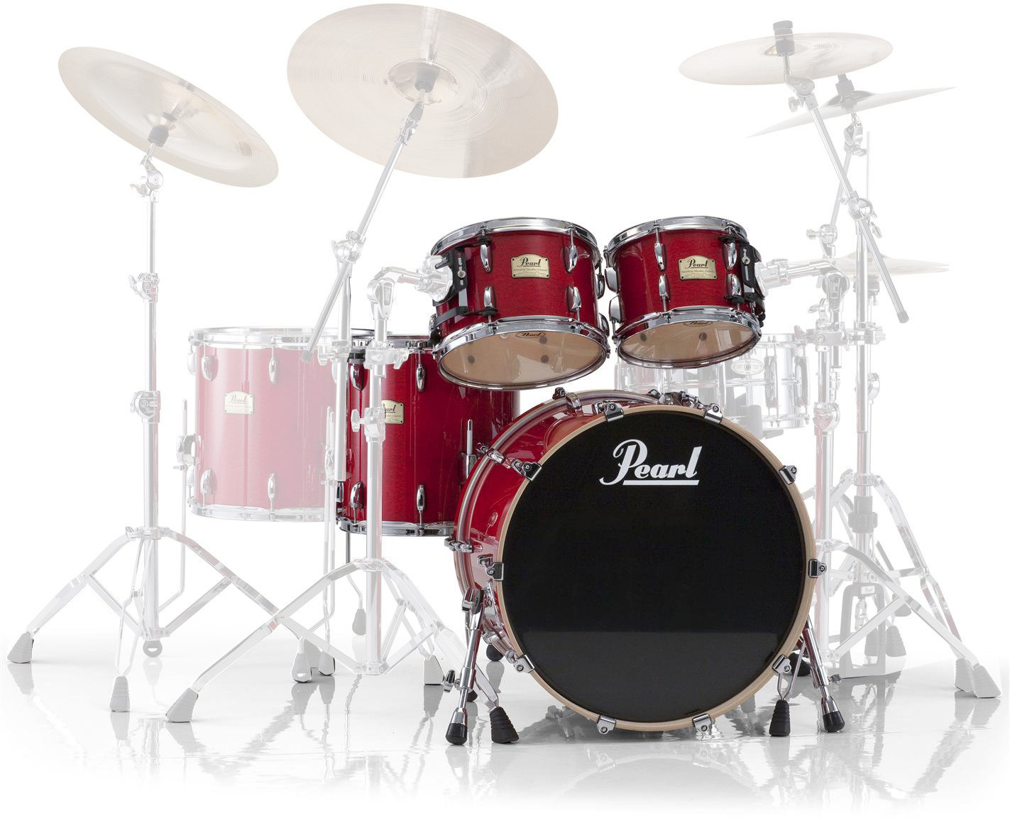 Akustik-Drumset Pearl SSC904XUP-C110 Session Studio Classic Sequoia Red