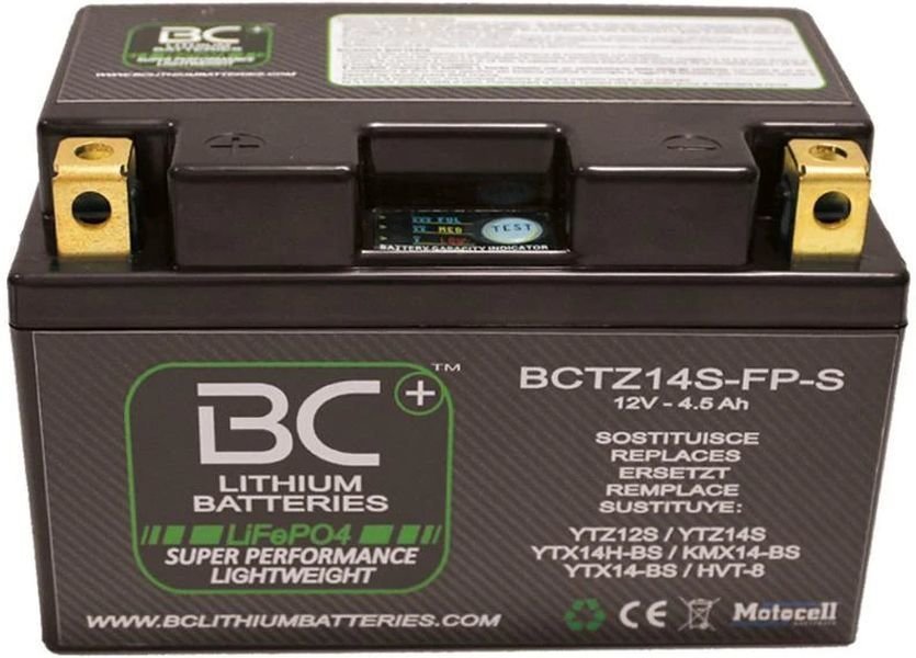 Polnilec moto akumulatorja / Akumulator BC Battery BCTZ14S-FP-S Lithium Battery