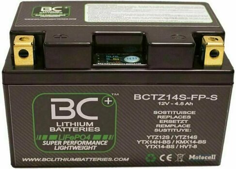 Motorcycle Charger / Battery BC Battery BCTZ14S-FP-S Lithium Battery - 1