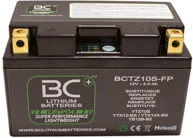 Batería de motocicleta BC Battery BCTZ10S-FP Lithium
