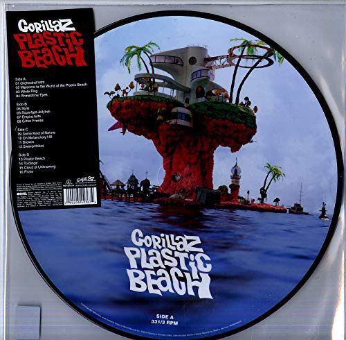 Hanglemez Gorillaz - Plastic Beach (Picture Vinyl Album) (LP)