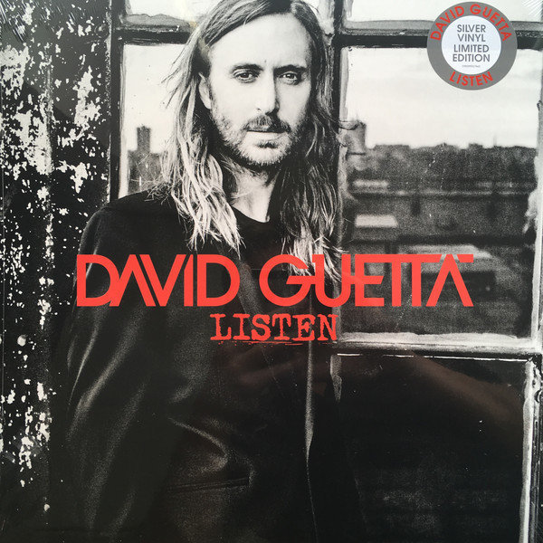 LP David Guetta - Listen (Silver Coloured) (LP)