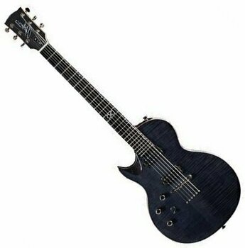 Left-Handed Electric Guitar Chapman Guitars ML-2 Left Handed Trans Black - 1