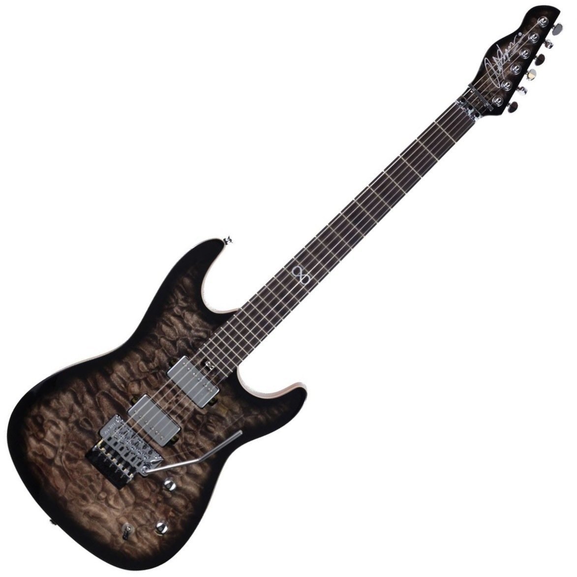 Elektrische gitaar Chapman Guitars ML-1 Norseman Midgardsormen Svart (Black)