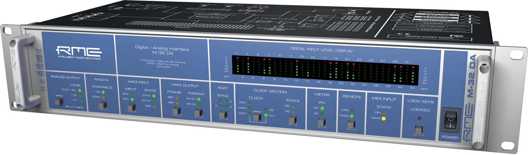 Convertisseur audio numérique RME M-32 DA