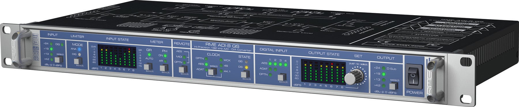 Conversor de áudio digital RME ADI-8 QS